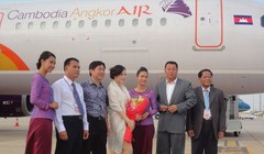 Hãng hàng không Cambodia Angkor Air đang dần mở rộng mạng bay trong khu vực - Ảnh: TLTBKTSG Online.