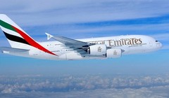 Một chiếc A380 của Emirates. Ảnh: emirates.com