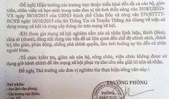 Văn bản cấm giáo viên, học sinh bình luận, chia sẻ…của Phòng GD&ĐT TP Châu ĐốcTheo ông Tuấn, văn bản của Phòng GD&ĐT TP Châu Đốc “chưa chuẩn” nên cần phải rút kinh nghiệm. “Sau khi xem xét văn bản của Phòng GD&ĐT TP liên quan đến việc “cấm” giáo viên, học