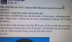 Bài viết trên FB "Cánh Đồng Ngô" đề cập nhiều tiêu cực nhưng chưa đưa ra bằng chứng, tư liệu chứng minh 