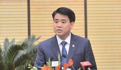 Phó Bí thư Thành ủy, Giám đốc Công an TP Hà Nội Nguyễn Đức Chung trả lời chất vấn