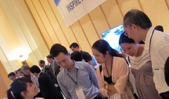 Một buổi triển lãm các thiết bị phụ trợ như màn hình của Samsung nhằm mời gọi các doanh nghiệp VN tham gia cung ứng, giảm nhập khẩu từ nước ngoài. Ảnh: Trung Hà