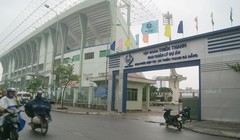 Dự án của tập đoàn Thiên Thanh ở sân Chi Lăng đang "bất động" - Ảnh: Lê Đình Dũng.