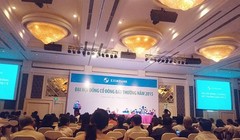 Quang cảnh Đại hội đồng cổ đông bất thường 2015 của Eximbank (Ảnh: PD)