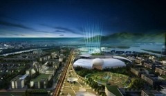 Phối cảnh một góc khu đô thị hành chính mới tỉnh Khánh Hòa. 