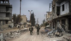 Quân đội Syria bắt đầu tấn công dồn dập gần thủ đô Damascus bắt đầu cách đây 2 tuần. Ảnh: SPUTNIK