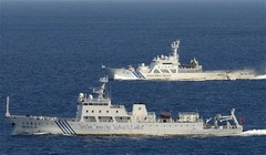 Tàu tuần duyên Nhật Bản xua đuổi một tàu tuần tra Trung Quốc gần quần đảo Senkaku