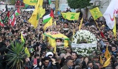 Đám tang của Samir Qantar tại Beirut ngày 21.12
