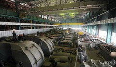 Một lò phản ứng xây dựng tại Nhà máy Năng lượng hạt nhân Kalinin, Nga - Ảnh: AFP