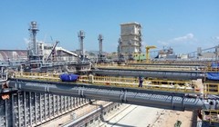 Một góc nhà máy gang thép Formosa Hà Tĩnh