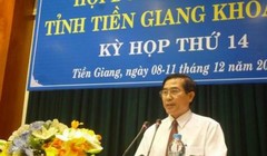 Ông Lê Văn Hưởng - Chủ tịch UBND tỉnh Tiền Giang