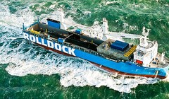 Tàu vận tải Rolldock Star vận chuyển tàu ngầm. Ảnh: Tập đoàn Rolldock