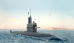 Tàu ngầm lớp Lada đầu tiên của Nga, chiếc Saint Petersburg - Ảnh: Nhà máy Admiralty