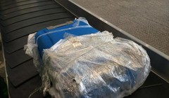 Hành lý tại sân bay Nội Bài.