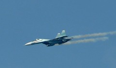 Tiêm kích Su-30MK2 của Trung đoàn 935 Không quân Nhân dân Việt Nam đang bay luyện tập - Ảnh: Tấn Cư