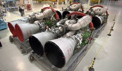 Động cơ tên lửa RD-180 của Nga.