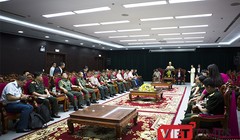 Đoàn tùy viên các nước tại buổi đón tiếp của UBND TP Đà Nẵng.