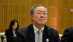 Thống đốc PBoC Chu Tiểu Xuyên trong một hội nghị ở thủ đô Paris, Pháp ngày 31/3. Ảnh: AFP/TTXVN