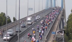 ầu Mỹ Thuận 2 sẽ giúp giảm ùn tắc cho cầu Mỹ Thuận hiện hữu trên Quốc lộ 1 - Ảnh: Thanh Đức