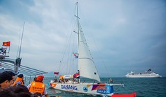Đội thuyền đua Clipper Racer Đà Nẵng bị nạn trên biển phải rời cuộc đua sớm hơn dự kiến.