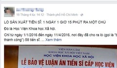 Tóm tắt luận án tiến sĩ bằng tiếng Anh từ “lò đào tạo tiến sĩ” dở hơn... Google Translate