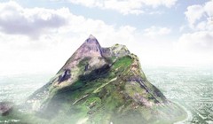 UAE đang thử nghiệm dự án xây núi nhân tạo để tăng nguồn nước mưa.