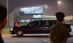 Đúng 21h30' hôm qua (22/5), chiếc máy bay Air Force One chở Tổng thống Hoa Kỳ Obama bắt đầu cho chuyến thăm tại Việt Nam.