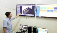 Trung tâm quan trắc tự động giám sát việc xả thải của Formosa. Ảnh: CTV.