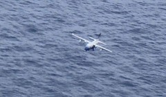 Tuần thám Casa 212 đang bay trên vùng biển Bạch Long Vỹ (Hải Phòng) - Đây là hình ảnh cuối cùng của máy bay này trước khi rơi xuống biển.