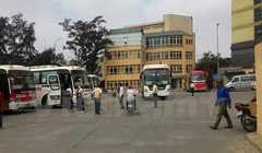 Bến xe Lương Yên sẽ dừng hoạt động trước ngày 30/7 tới. (Ảnh: Việt Hùng/Vietnam+)