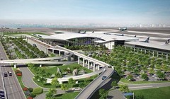 Phối cảnh dự án sân bay Long Thành. (Ảnh: TTXVN)