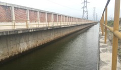 Hệ thống kênh mương xử lý nước thải của Formosa - Ảnh: Văn Định