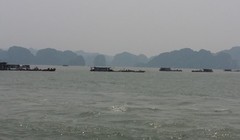 Vẩn tải than đường thủy ở Quảng Ninh