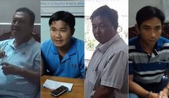 Ảnh 4 bị can vừa bị khởi tố