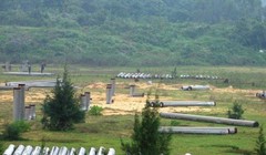 Sau 10 năm, Nhà máy thép Guang Lian mới có vài cọc móng  như này