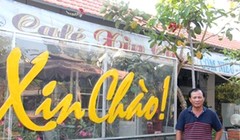 Ông Nguyễn Văn Tấn - chủ quán cà phê Xin Chào