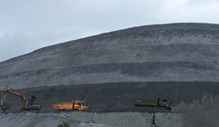 Bãi thải gyps của nhà máy DAP Hải Phòng. Nguồn: interner