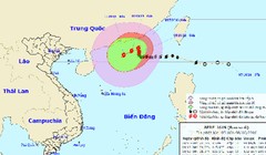 Vị trí và hướng đi của bão số 6