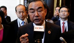 Ông Vương Nghị tại một cuộc họp với ASEAN