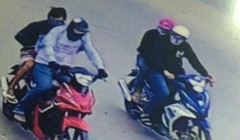 Hình nhóm nghi can thực hiện vụ cướp tiệm vàng