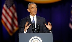 Tổng thống Obama phát biểu tại Chicago tối ngày 10/1 (Ảnh: Reuters)