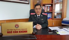 Ông Ngô Văn Khánh - Phó Tổng Thanh tra Chính phủ trao đổi với PV Dân trí (Ảnh: Thế Kha)