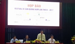 Toàn cảnh buổi họp báo.