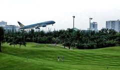 Sân golf Tân Sơn Nhất cạnh sân bay. ẢNH: ĐỘC LẬP