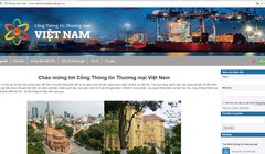 Giao diện Cổng thông tin thương mại Việt Nam