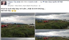 Hinh ảnh trên tài khoản facebook tung tin "máy bay rơi ở Nội Bài"