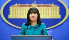 Người phát ngôn Bộ Ngoại giao Việt Nam Lê Thị Thu Hằng. Ảnh: Bộ ngoại giao