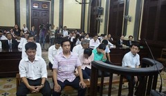 Phiên sơ thẩm vụ án tại Công ty CP VN Pharma. Ảnh: Vietnamnet