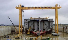 Nhà máy đóng tàu Dung Quất, một trong những dự án yếu kém của ngành Công thương. Ảnh: TBKTVN