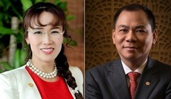 Hải tỷ phú USD của Việt Nam - ông Phạm Nhật Vượng và bà Nguyễn Thị Phương Thảo. Ảnh: VietnamBiz